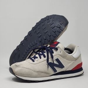 New Balance 515 Mens Size 12 Casual Sneakers Shoes Gray Navy ML515RGN Pre-owned